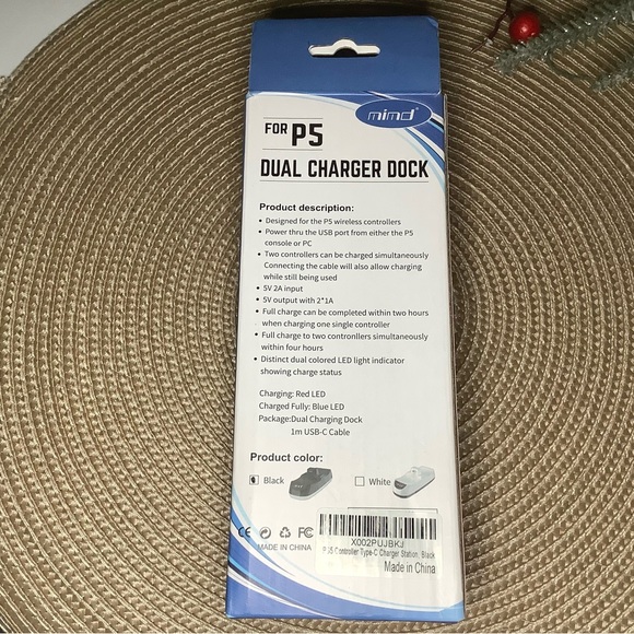 < NEW Ps5 Dual Charging Dock > - Picture 3 of 4